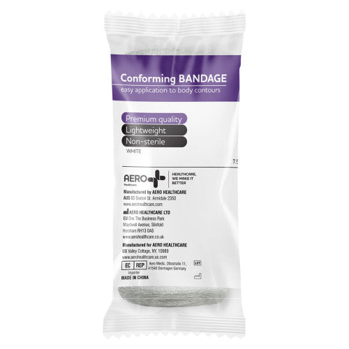 Aeroform Conforming Bandage 7.5cm x 4m Wrap of 12