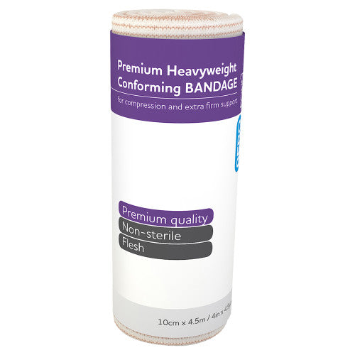 Aeroform Premium Heavyweight Conforming 10cm x 4.5m Wrap of 12