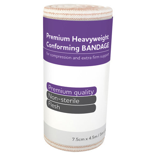 Aeroform Premium Heavyweight Conforming 7.5cm x 4.5m Wrap of 12