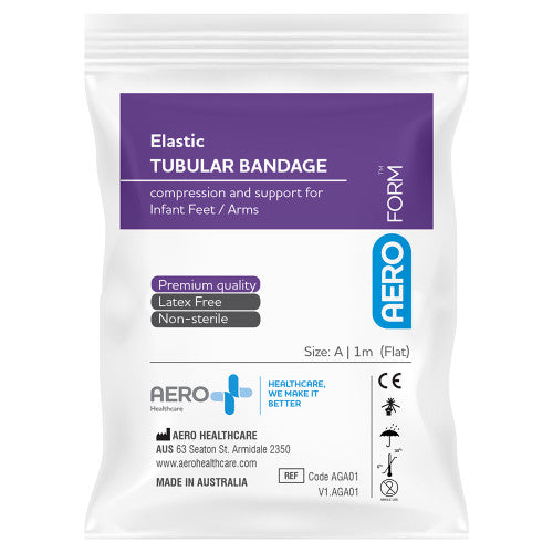Aeroform Size A Newborn Elastic Tubular Bandage 4cm x 1m
