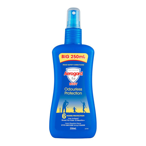 Aerogard Odourless Protection Mosquito Repellent Spray 250ml Pack of 72