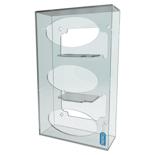 Aeroglove Acrylic Triple Glove Dispenser