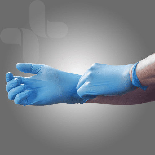 Aeroglove Large Nitrile Powder-Free Gloves Bag of 10