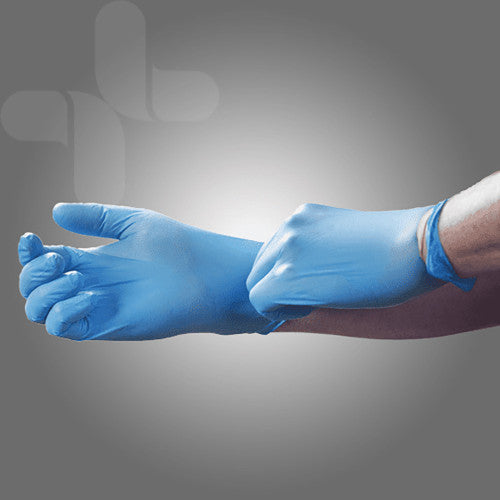 Aeroglove Medium Nitrile Powder-Free Gloves Box of 100