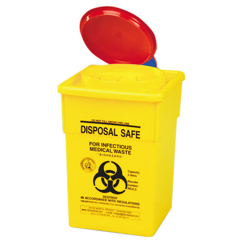 Aerohazard Sharps Disposal Container 2L
