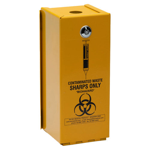 Aerohazard Steel Sharps Safe 1.4L with 2 x 1.4L Containers