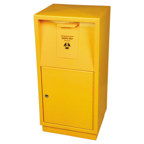 Aerohazard Steel Sharps Safe 23L with 2 x 23L Containers