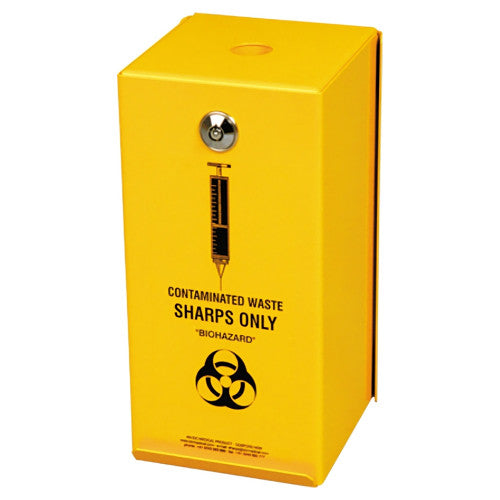 Aerohazard Steel Sharps Safe 2L with 2 x 2L Containers