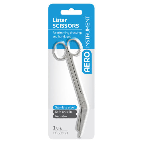 AeroInstrument Stainless Steel Lister Scissors 18cm