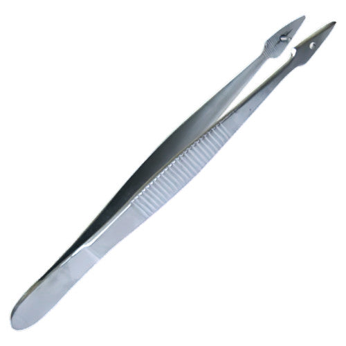 Aeroinstruments Stainless Steel Fine Forceps with Pin 13cm Pack of 50
