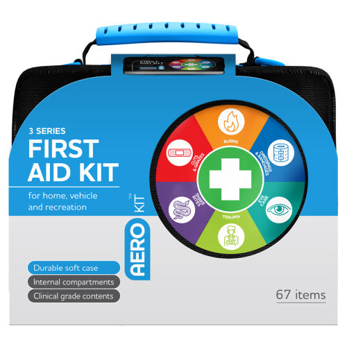 AeroKit 3 Series First Aid Kit Softpack Black