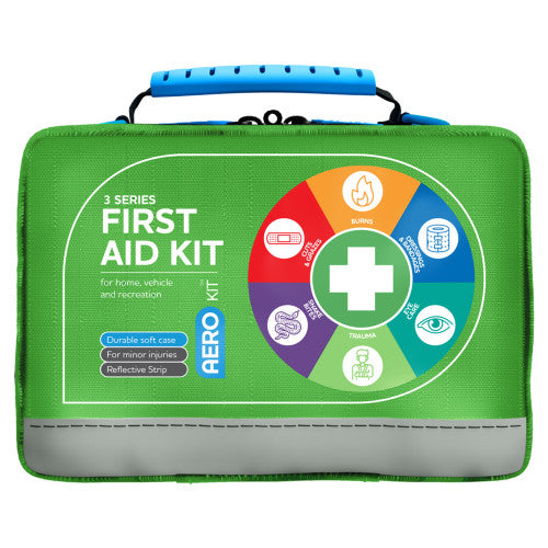 AeroKit 3 Series First Aid Kit Softpack Green