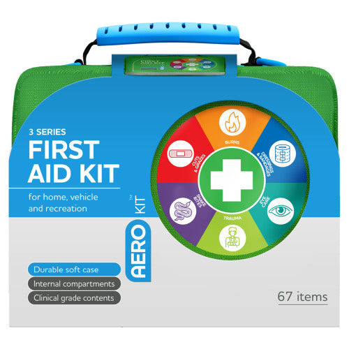 AeroKit 3 Series First Aid Kit Softpack Green
