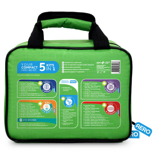 AeroKit 3 Series Modular Mini First Aid Kit Softpack 25 x 15 x 21.5cm