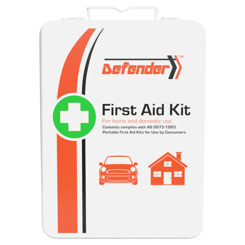 Aerokit Defender 3 Series Metal Tough First Aid Kit 17 x 6.5 x 24cm