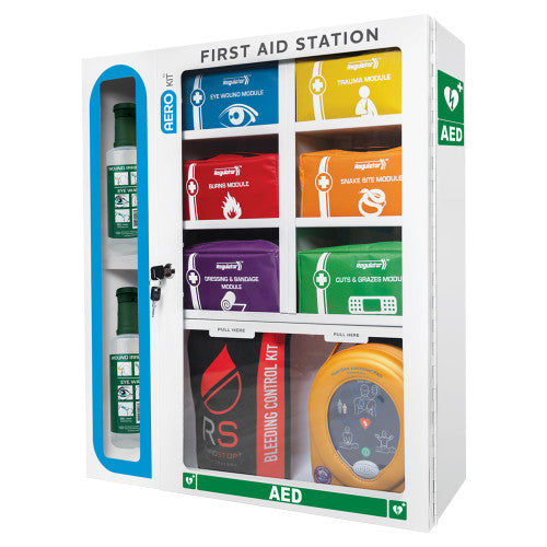 AeroKit First Aid Station with 6 Modules 69 x 62.5 x 15.5cm