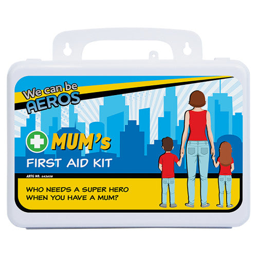 Aerokit Mum’s 2 Series Plastic Waterproof First Aid Kit 21 x 7.5 x 13cm