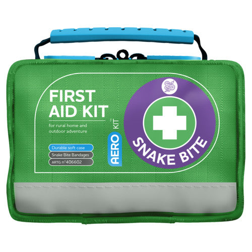AeroKit Snake Bite First Aid Kit Softpack Green