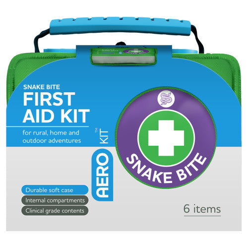 AeroKit Snake Bite First Aid Kit Softpack Green