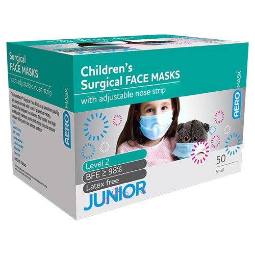 Aeromask Childrens Surgical Mask Box of 50