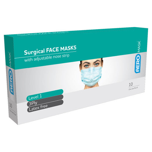 Aeromask Level 2 Surgical Mask Box of 10