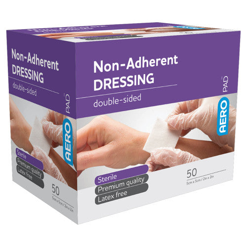 Aeropad Non-Adherent Dressing 5 x 5cm Box of 50