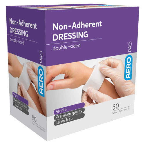 Aeropad Non-Adherent Dressing 5 x 7.5cm Box of 50