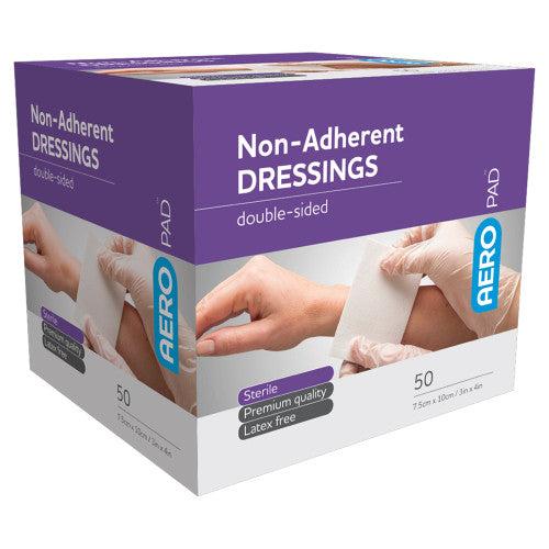 Aeropad Non-Adherent Dressing 7.5 x 10cm Box of 50