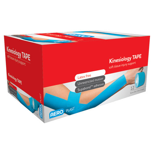 Aeroplast Kinesiology Tape 5cm x 5m Box of 12