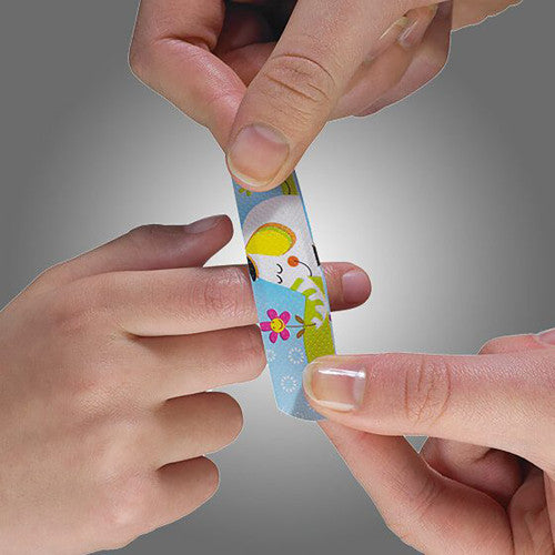 Aeroplast Plastic Junior Strip 7.2 x 1.9cm Box of 100 Pack of 12