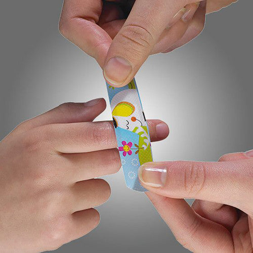 Aeroplast Plastic Junior Strip 7.2 x 1.9cm Box of 40 Pack of 6
