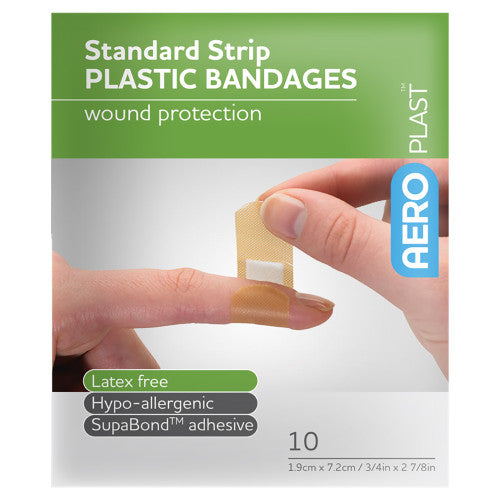 Aeroplast Plastic Standard Strip 7.2 x 1.9cm Envelope of 10 Pack of 30