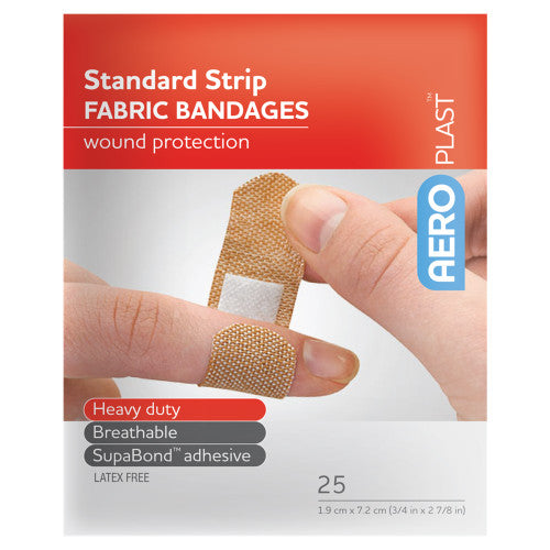 Aeroplast Premium Fabric Standard Strip 7.2 x 1.9cm Envelope of 25 Pack of 15