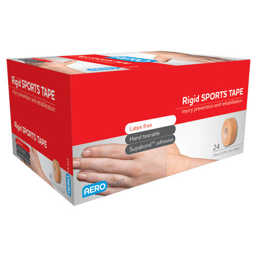 Aeroplast Rigid Sports Tape 2.5cm x 13.7m Box of 24