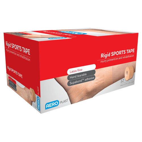 Aeroplast Rigid Sports Tape 3.8cm x 13.7m Box of 12