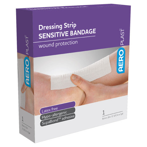 Aeroplast Sensitive Dressing Strip 6cm x 1m
