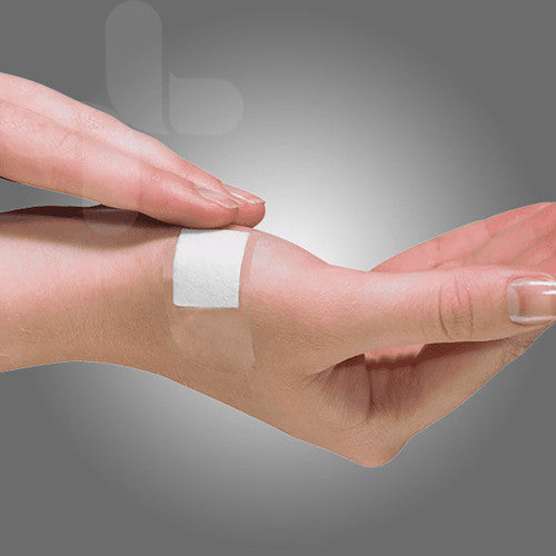 Aeroplast Transparent Extra Wide Strip 7.5 x 2.5cm Box of 100 Pack of 12