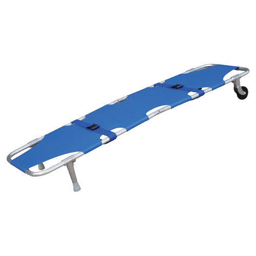 Aerorescue Alloy Foldaway Emergency Stretcher with Wheels