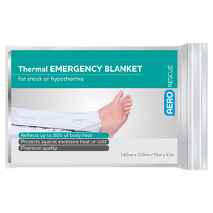 Aerorescue Thermal Blanket 140 x 210cm Bag of 100
