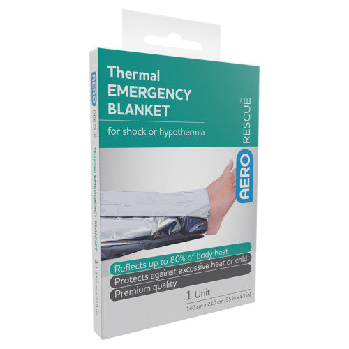 Aerorescue Thermal Blanket 140 x 210cm Box of 1