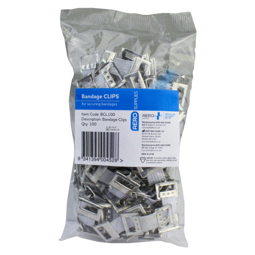 Aerosupplies Bandage Clips Bag of 100