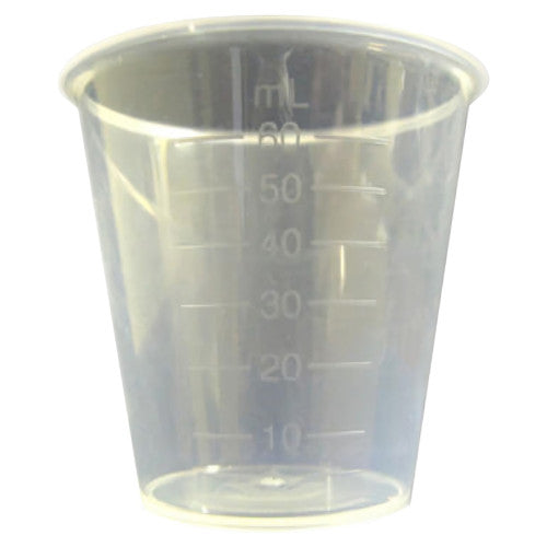 Aerosupplies Plastic Portion Cup 60ml Pack of 20