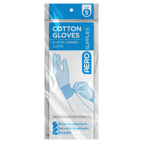 AeroSupplies Small Cotton Gloves Pair