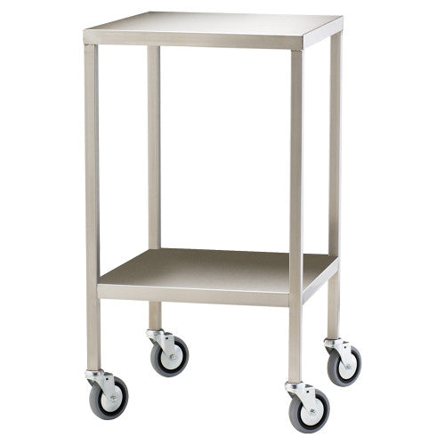 Aerosupplies Small Stainless Steel Trolley 50 x 50 x 90.5cm