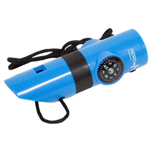 Aerosupplies Survival Aid Torch Whistle Mirror Magnifying Glass Compass
