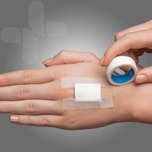 Aerotape White Microporous Paper Tape 1.25cm x 5m Box of 24