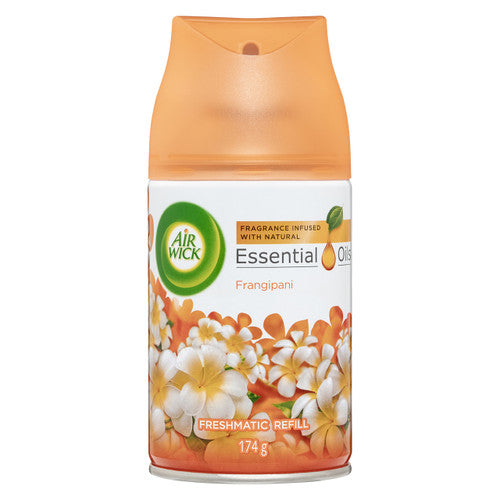 Air Wick Essential Oil Freshmatic Refill Frangipani 174g Pack of 6