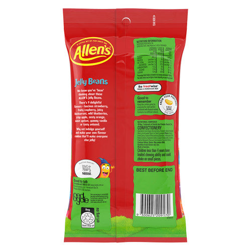 Allens Jelly Beans 1kg Bag Carton of 6 Packs