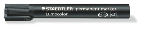 Staedtler Permanent Black Bullet Tip Lumocolor Marker 352-9