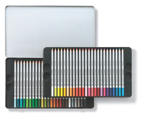 Staedtler 125 M48 Karat Aquarell 125 Watercolour Pencil Assorted Tin 48